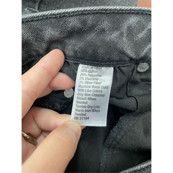 Crown & Ivy Size 8 Black Skinny Jeans - Picture 6 of 7